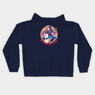 Banjo anime girl Kids Hoodie